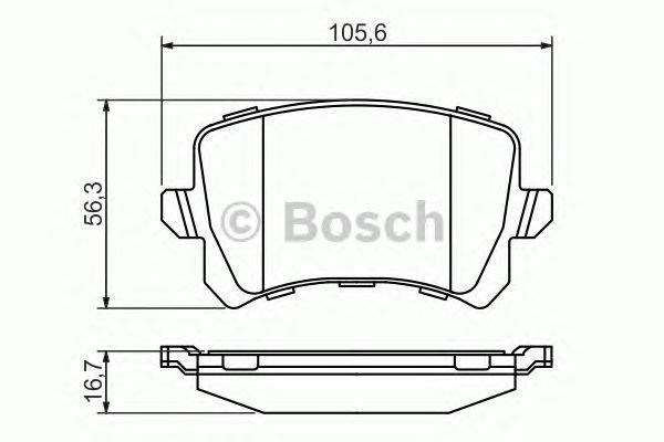 PASTIGLIE  FRENO POST. ALHAMBRA 2.0TDI