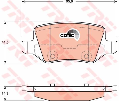 PASTIGLIE FRENI POSTERIORE MERCEDES CLASS A E B 150-160-170-180-200