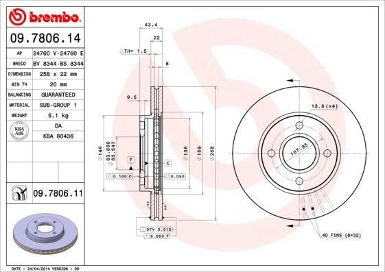 COPPIA DISCHI FRENO ANTERIORE FORD FIESTA IV-V S- FOCUS