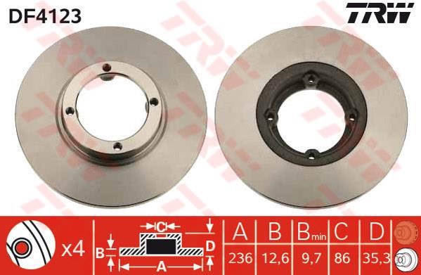 COPPIA DISCHI FRENO ANTERIORE CHEVROLET (GM) MATIZ 01/05-04/05