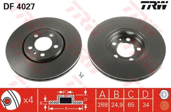 COPPIA DISCHI FRENO ANTERIORE AUDI A3-VW GOLF IV