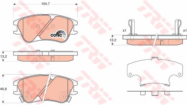 PASTIGLIE FRENI ANTERIORE HYUNDAI ATOS