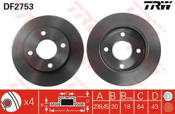 DISCHI FRENO COPPIA  ANT FORD FIESTA VENT.