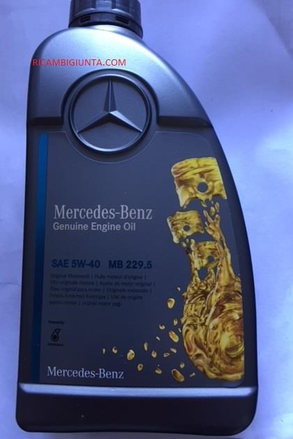 OLIO MOTORE MERCEDES 5W40 MB 229.5 LT1