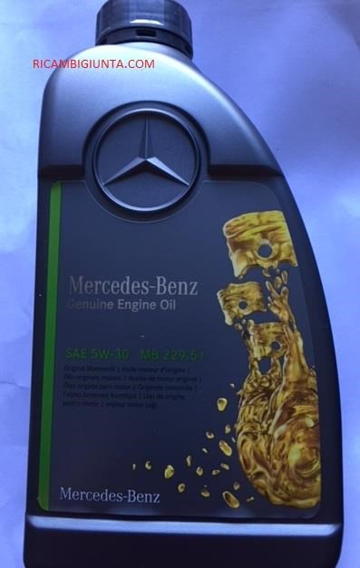 OLIO MOTORE 5W30 MERCEDES(229.51) 1L