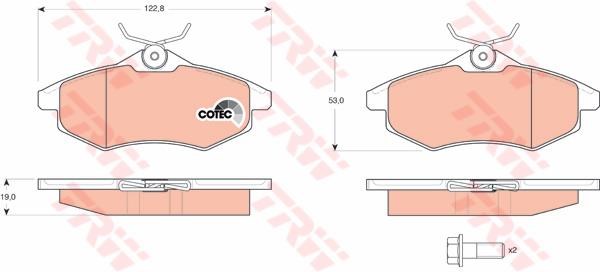 PASTIGLIE FRENO ANTERIORE  CITROEN C2  C3