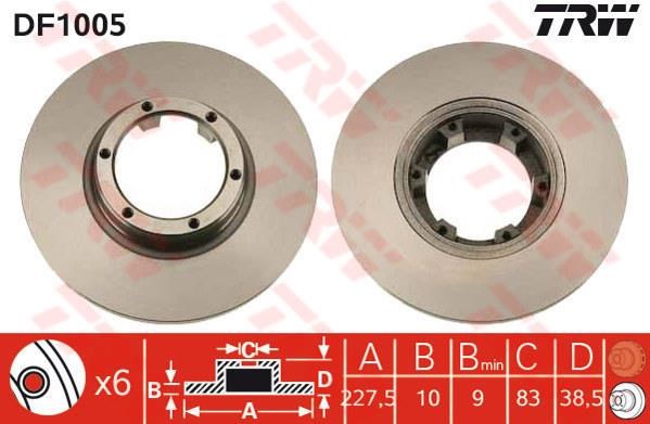 DISCHI FRENO COPPIA ANTERIORE  R4-5