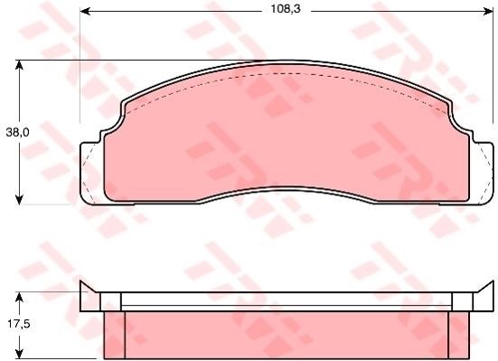 PASTIGLIE FRENI ANTERIORE FORD FIESTA 1S 1,0-1,1